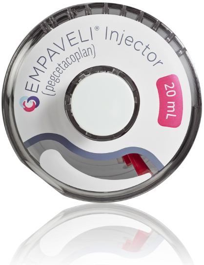 EMPAVELI Injector medication delivery device photo